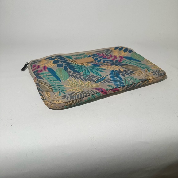 Tropical Blue and Green Laptop Bag with Sturdy Design - Picture 2 of 4